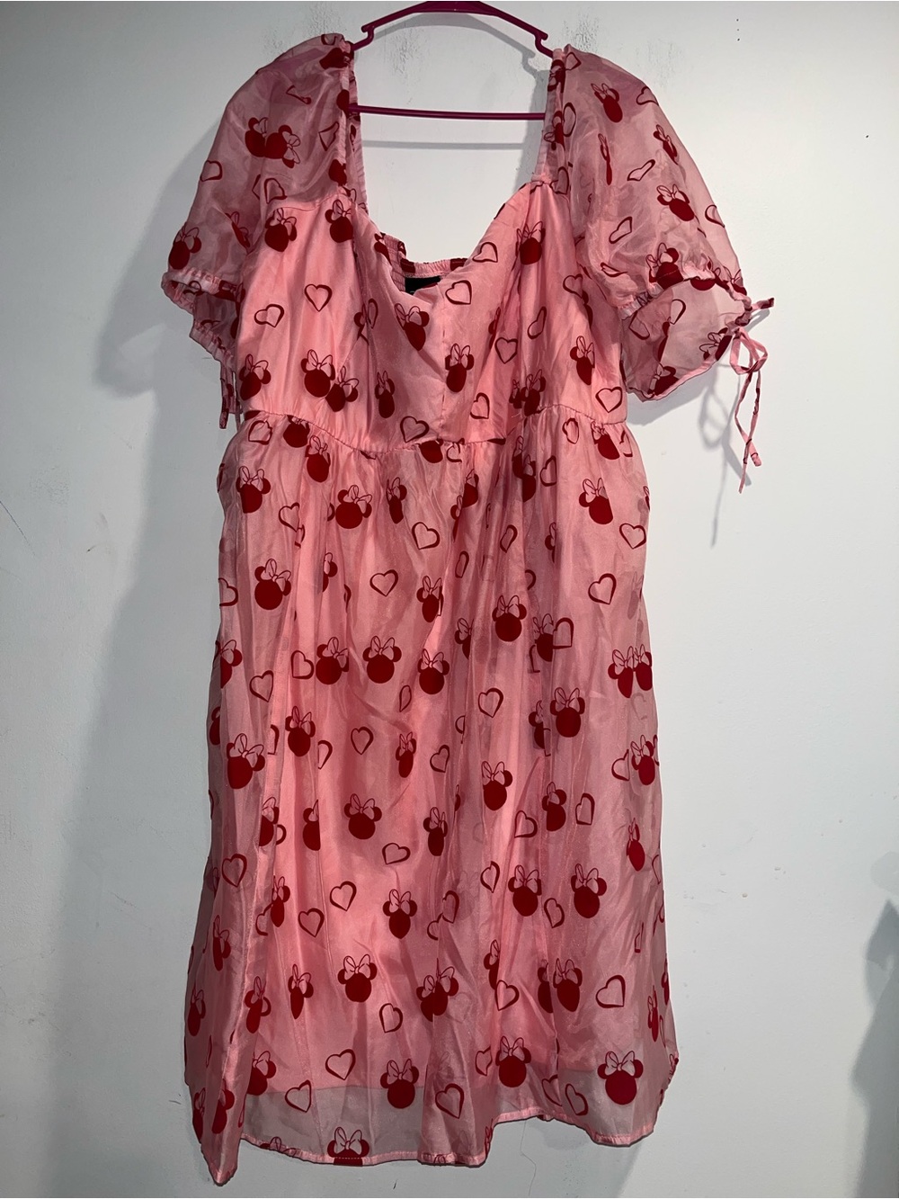 Her Universe Pink Minnie Mouse Print Dress